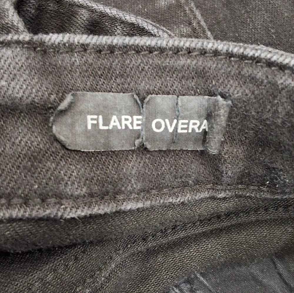 Judy Blue~Women Zoey Tummy Control Flare Denim Overalls~Black Bibs~Western~MED - Picture 6 of 11